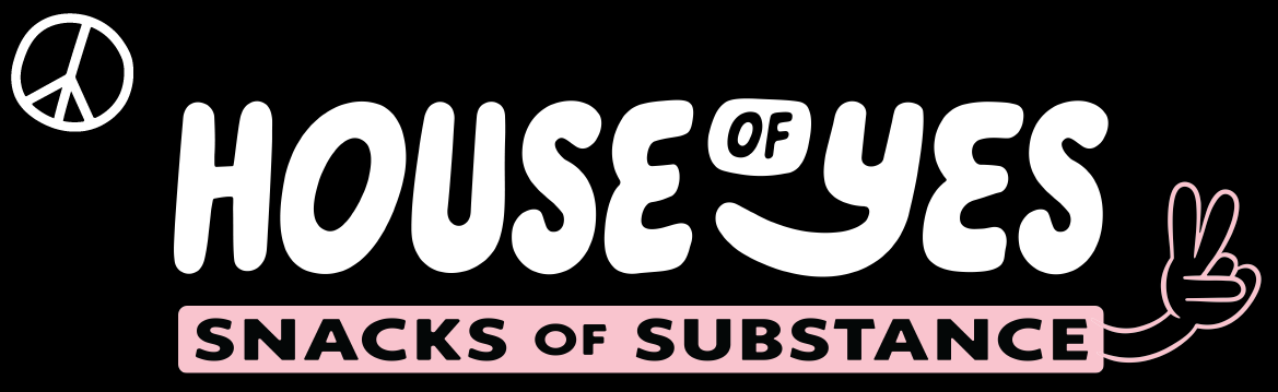 house of yes logo - snacks of substance